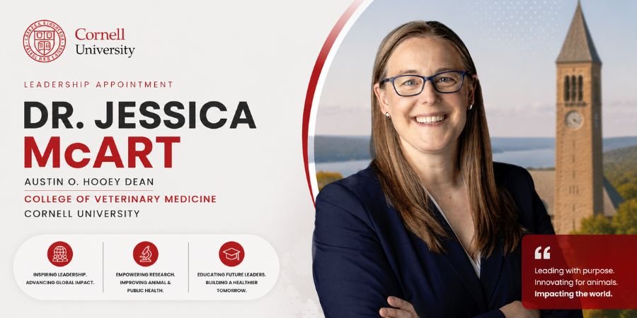 Dr Jessica McArt Dean Veterinary Medicine Cornell